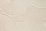 Abstrakte Zen-Muster in Sandoptik