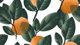 Botanische Orange in stilvoller Harmonie