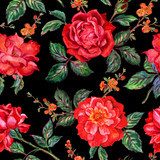Botanisches Farbenspiel in edlem Schwarz