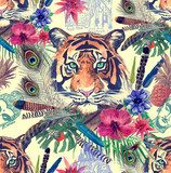 Dschungel-Power: Tiger und Tropenzauber