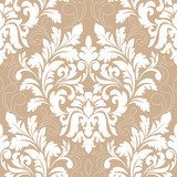 Elegantes Ornament in sanften Beige- und Weißtönen