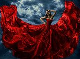 Eleganz im Sturm – Roter Tanz