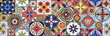 Farbenfrohe Harmonie aus Mosaikmustern