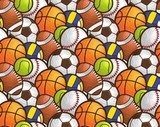 Farbenfrohes Spiel der Sportbälle