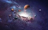 Faszinierendes Sonnensystem im Kosmos