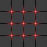 Geometrisches Raster mit Lichtreflexen