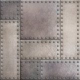 Kraftvolles Metalldesign mit Nieten