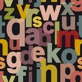 Lebendige Buchstabenexplosion