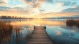 Morgendliche Stille am See