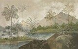 Sanfte Tropenidylle in Aquarelltönen