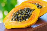 Sommerfrische Papaya-Komposition