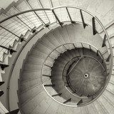 Spiralförmige Eleganz in Beton