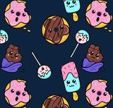 Süße Träumereien im Nachthimmel