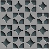 Symmetrisches 3D-Technologie-Muster