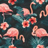 Tropische Eleganz mit Flamingos