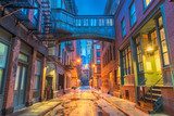 Urbanes Fluchtlicht in der Altstadt