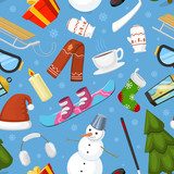Winterliche Sportfreude im Detail
