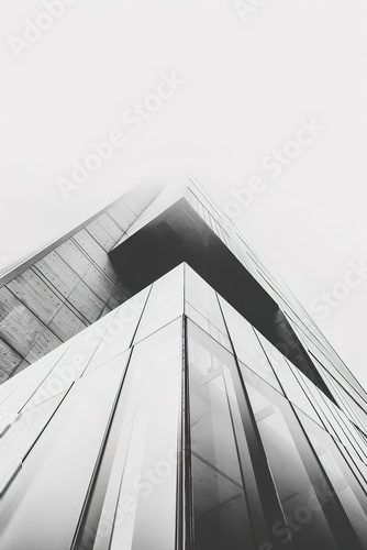Dramatische Perspektive urbaner Architektur