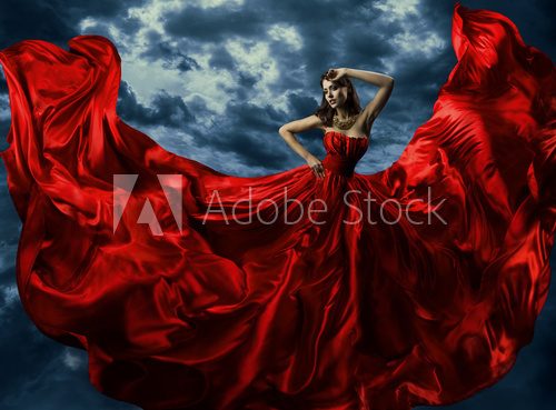 Eleganz im Sturm – Roter Tanz