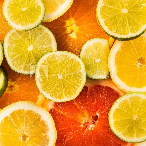 Frische Zitrusfrüchte Nahaufnahme