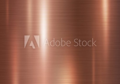Kupferne Metallstruktur mit Lichtreflexen
