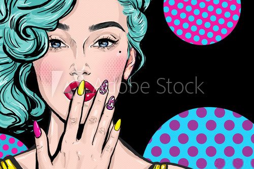 Pop-Art Glamour mit farbenfroher Attitüde