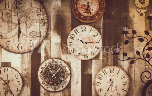 Rustikale Wanddekoration im Vintage-Look