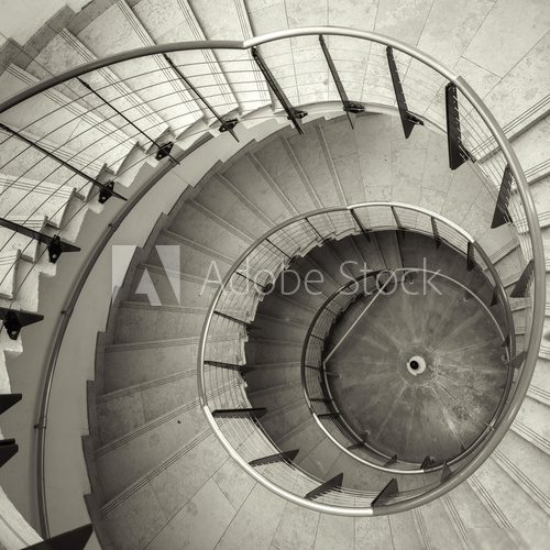 Spiralförmige Eleganz in Beton