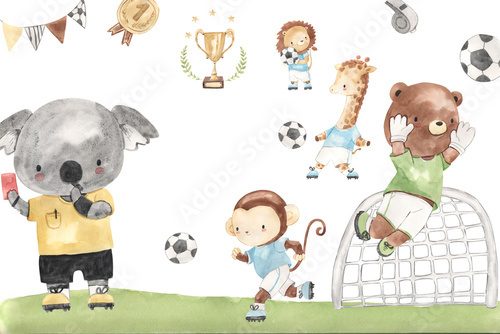 Tierischer Fußballspaß im Kinderzimmer