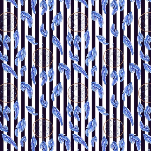 Boho-Rhythmus in kühlem Schwarz-Weiß