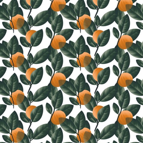 Botanische Orange in stilvoller Harmonie