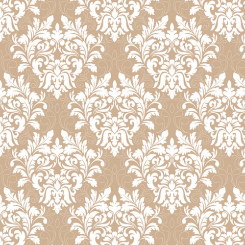 Elegantes Ornament in sanften Beige- und Weißtönen