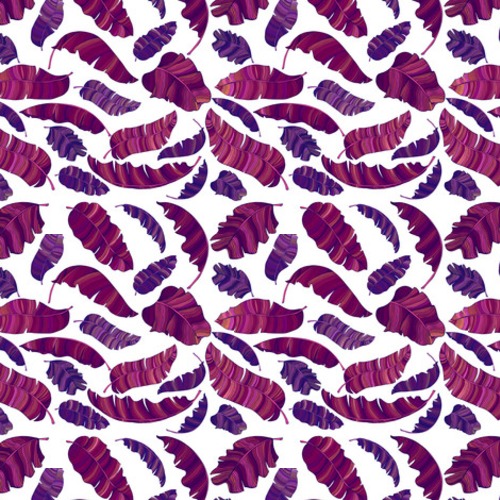 Herbstliche Blätterpracht in Violett und Pink