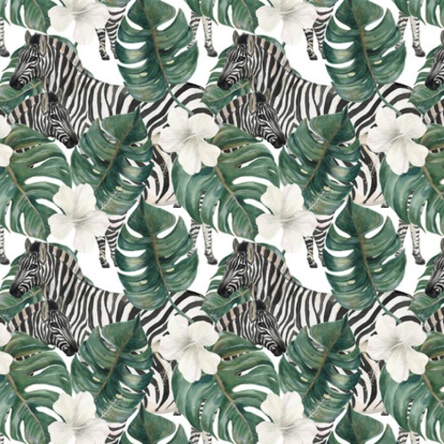 Im Einklang von Zebra und Tropen