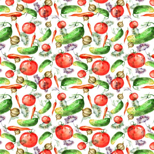 Wassermelone trifft Chili – Frische Aquarelle