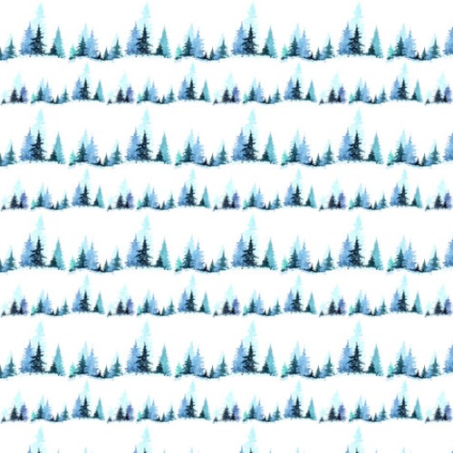 Winterliche Harmonie im Fichtenwald