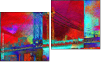 Diptychon - Zweiteiliges Leinwandbild