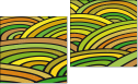 Diptychon - Zweiteiliges Leinwandbild