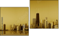 Diptychon - Zweiteiliges Leinwandbild
