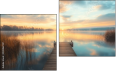 Diptychon - Zweiteiliges Leinwandbild