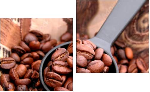 coffee - Zweiteiliges Leinwandbild, Diptychon