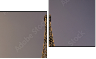 Eiffelturm in Paris - Zweiteiliges Leinwandbild, Diptychon