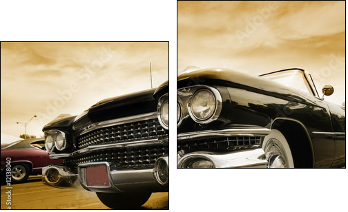 Classic Cars - Zweiteiliges Leinwandbild, Diptychon