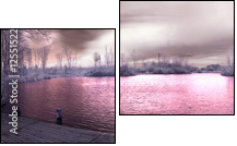 Panorama infrarosso - Zweiteiliges Leinwandbild, Diptychon