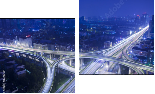 traffic - Zweiteiliges Leinwandbild, Diptychon