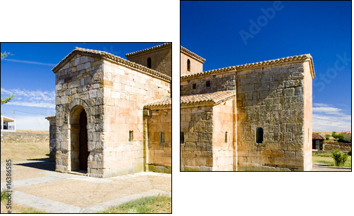 San Pedro de la Nave, El Campillo, Castile and Leon, Spain - Zweiteiliges Leinwandbild, Diptychon