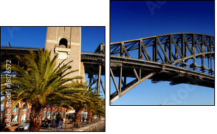 Sydney Harbour Bridge PanoramaColour - Zweiteiliges Leinwandbild, Diptychon