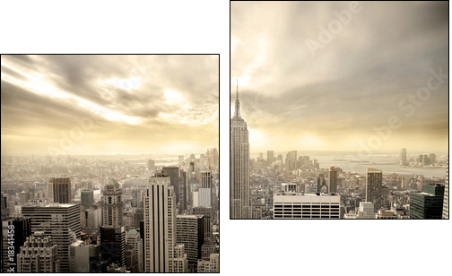 manhattan - Zweiteiliges Leinwandbild, Diptychon