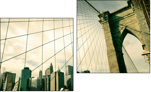 brooklyn - Zweiteiliges Leinwandbild, Diptychon