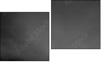 jetty view in black & white - Zweiteiliges Leinwandbild, Diptychon